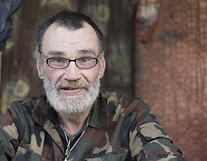 homeless face